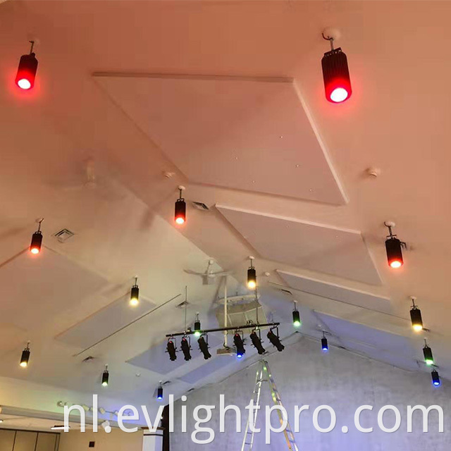 DMX hanger Stage Licht 160W Ronde Monteerde Full Color Down Light voor kerkverlichting